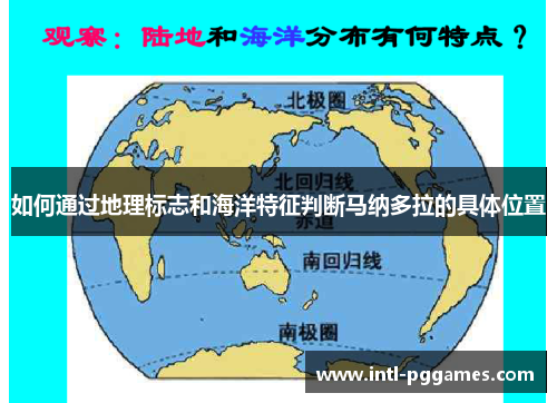 如何通过地理标志和海洋特征判断马纳多拉的具体位置